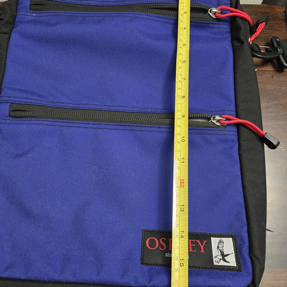 Osprey Men's Blue Laptop Messenger Bag Padded - Picture 9 of 9